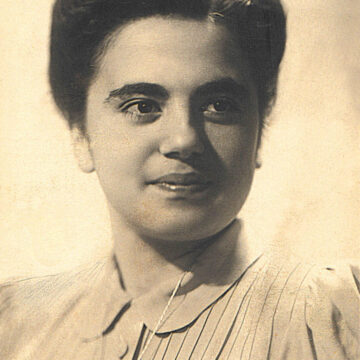 Portret foto van joodse kleuterjuf